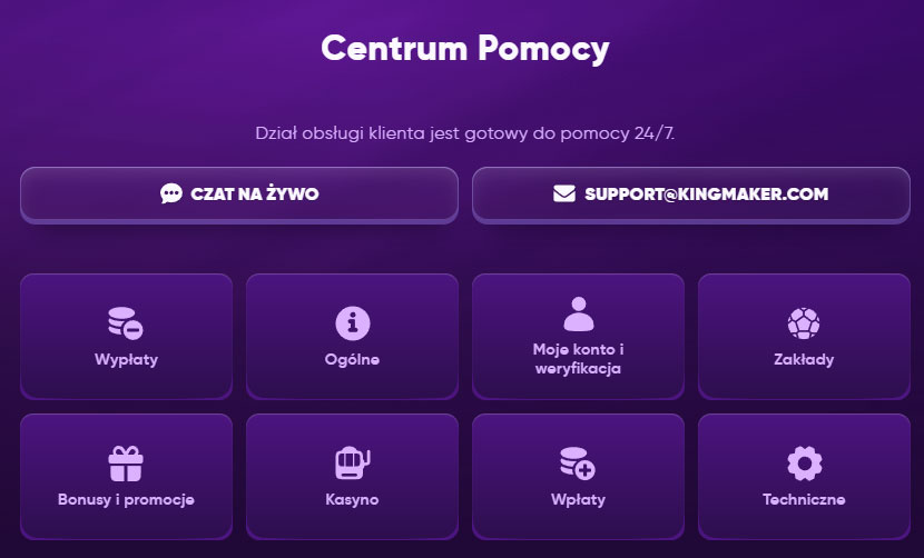 Kingmaker-Casino-Customer-Service