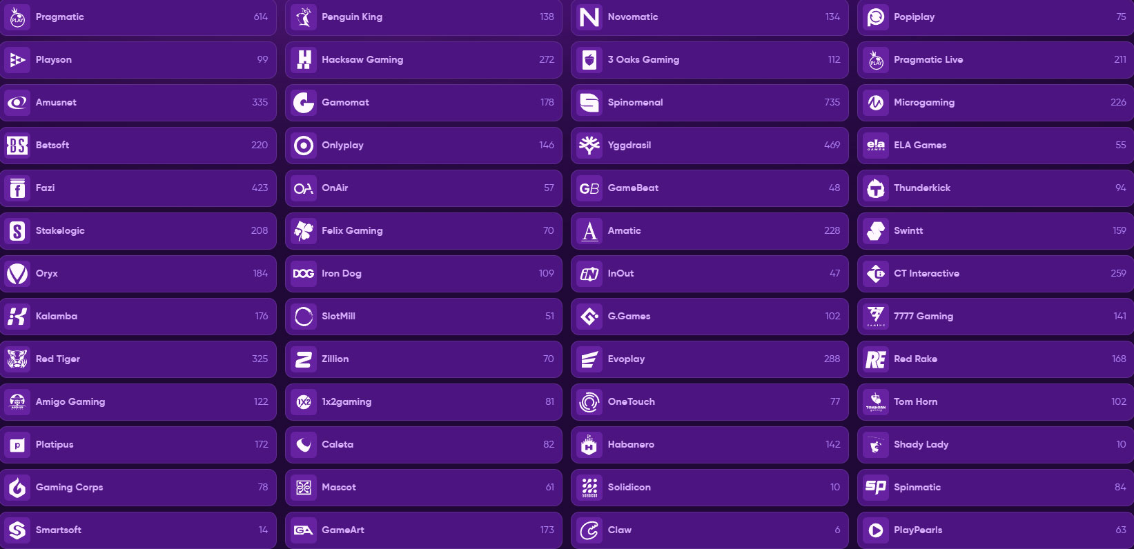 Kingmaker-Casino-Providers