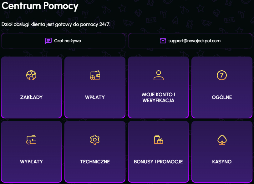 Nova Jackpot Casino Customer Service