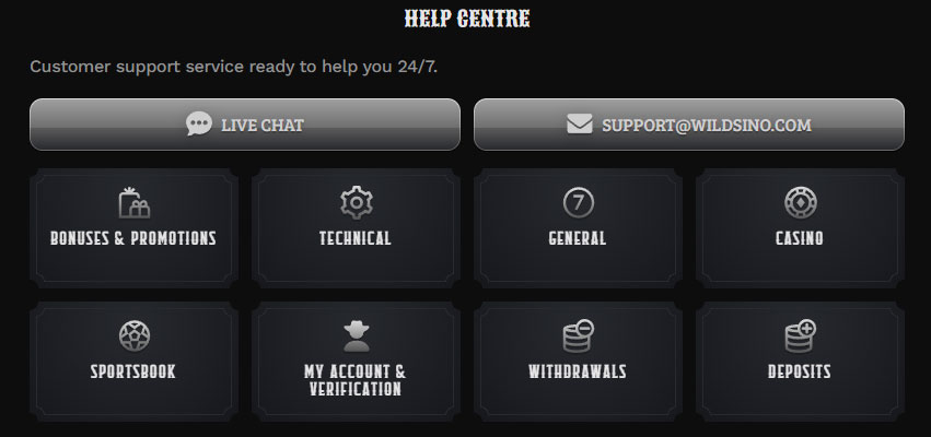 Wildsino-Casino-Customer-Service