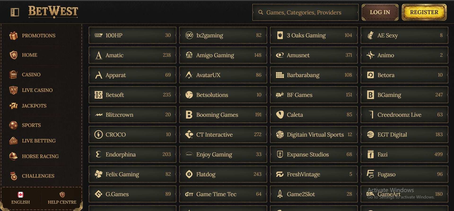 betwest-casino-providers-list