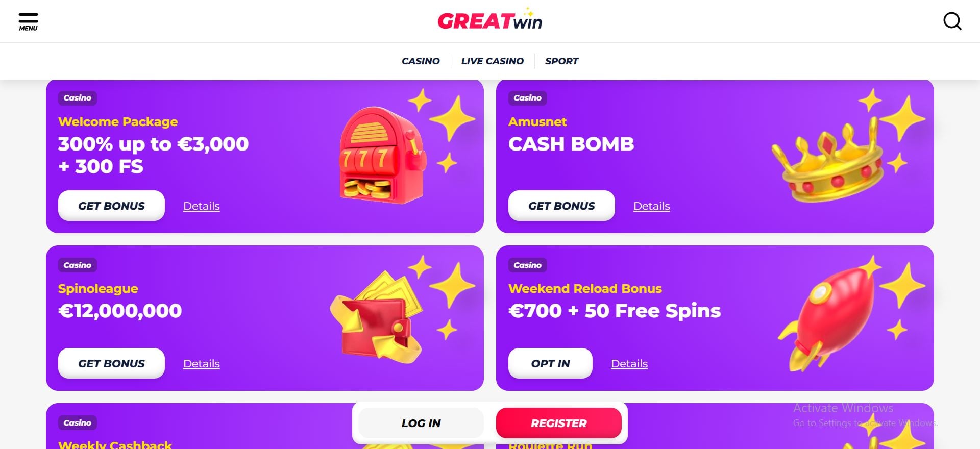 promocje kasyna greatwin