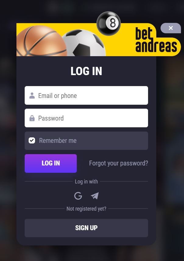 betandreas-casino-login