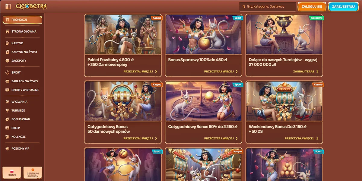 Cleobetra Bonuses