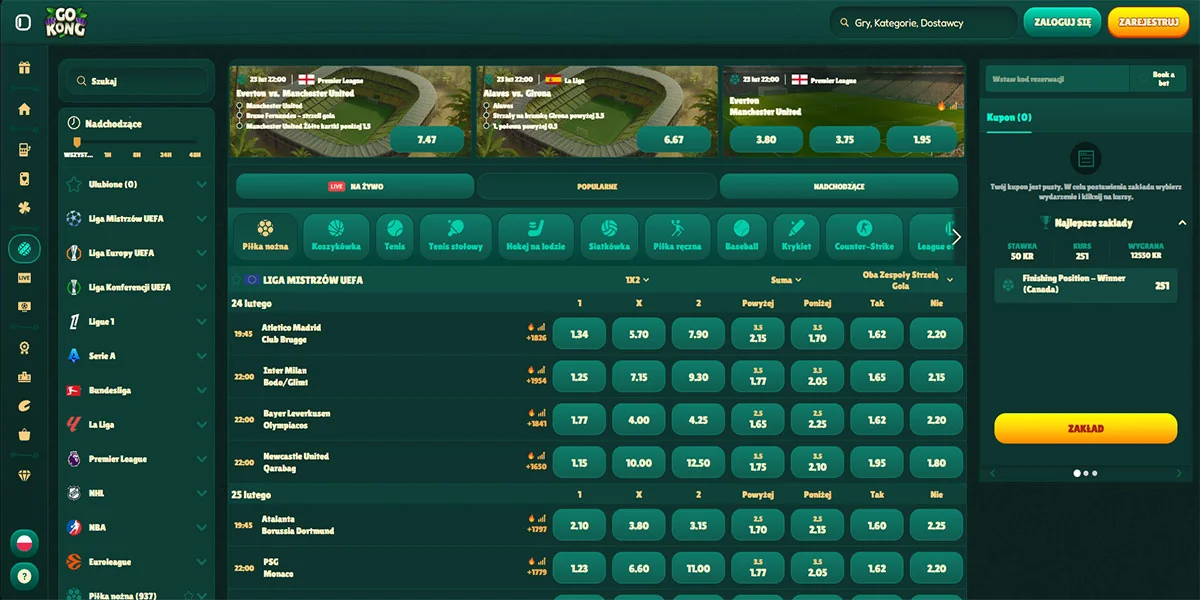 Go Kong Sports Betting
