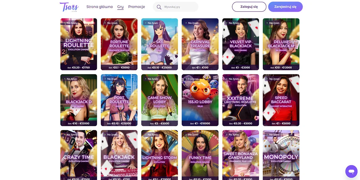Tsars-Casino-Live-Casino-Games