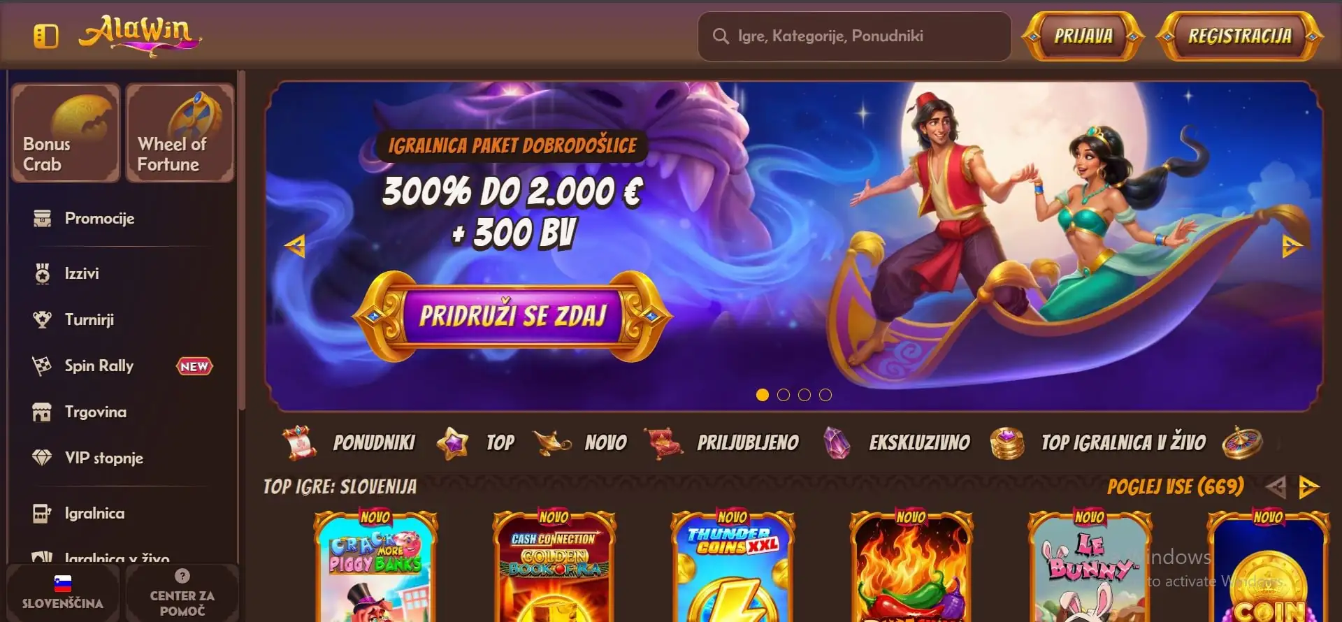 alawin-casino-home-page