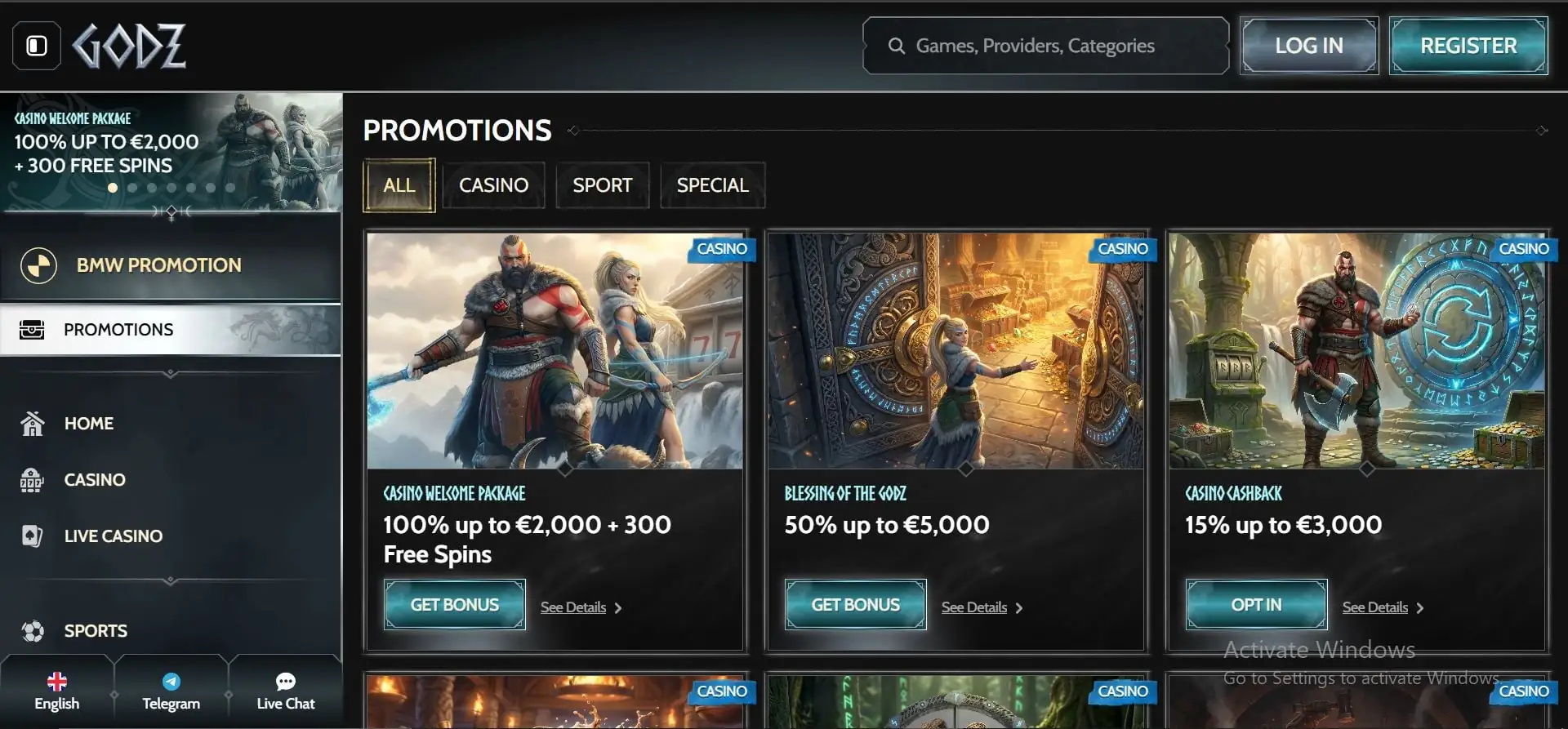 promocje godz casino