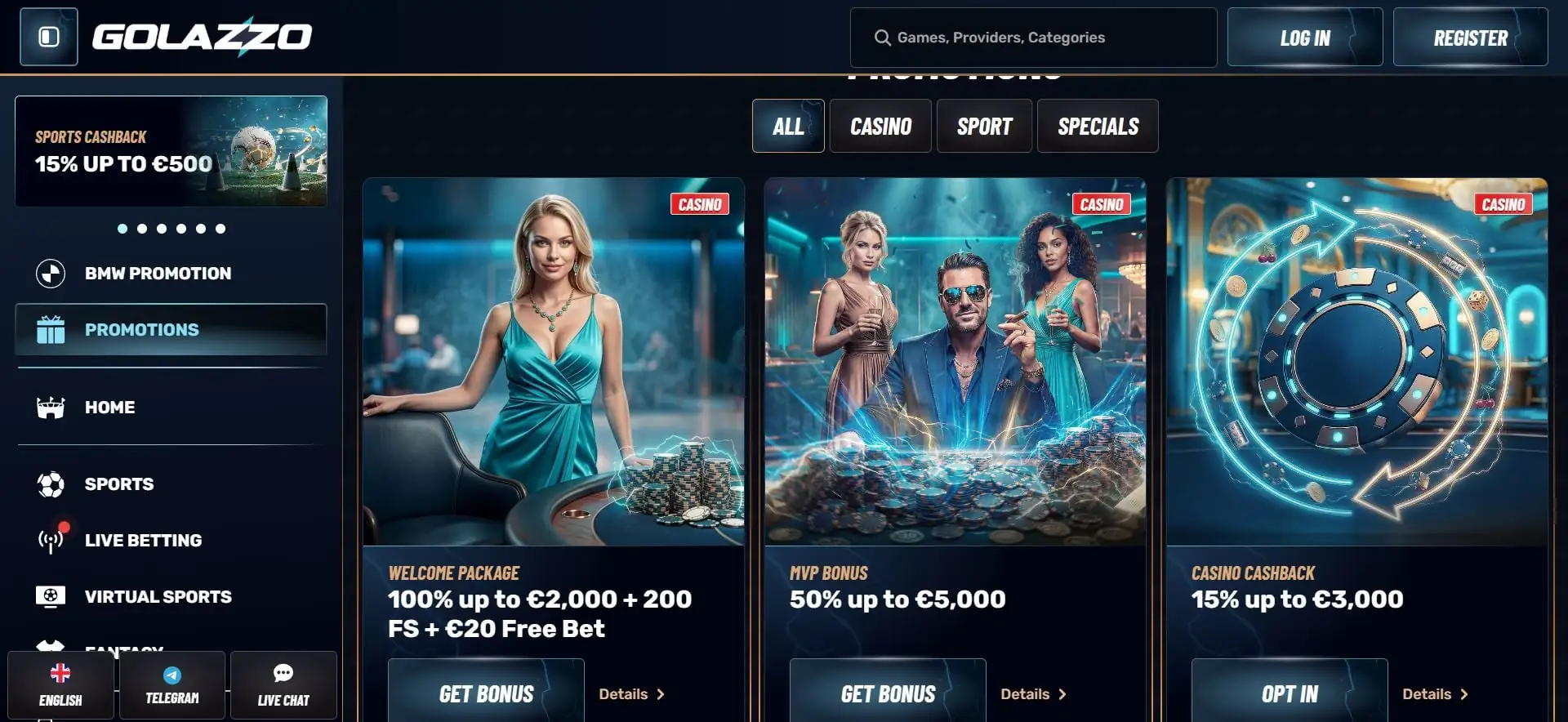golazzo casino promotions