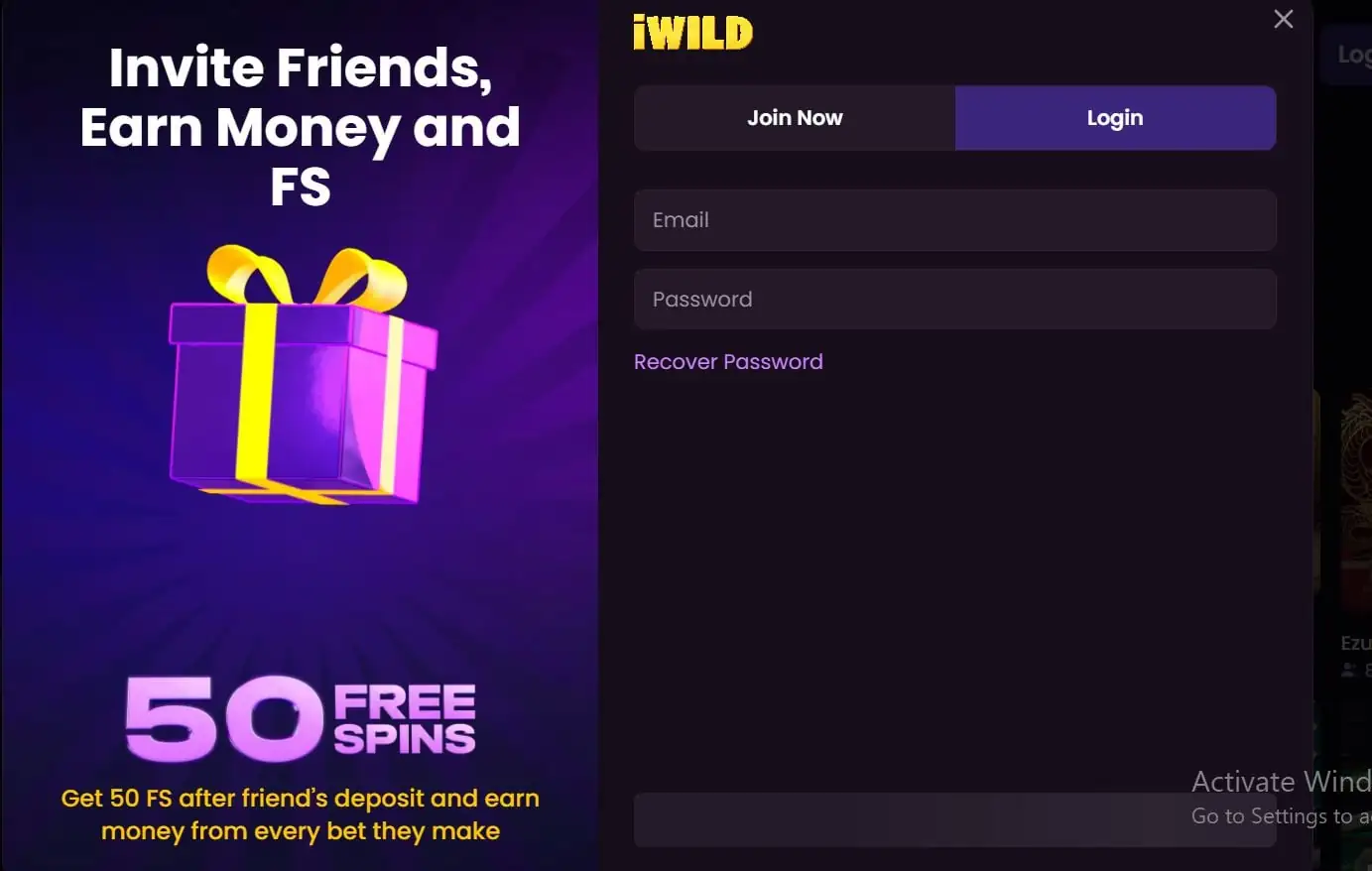 iwild-casino-login